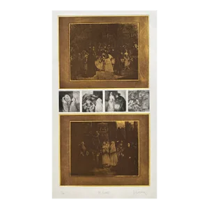 1972 Jennifer Dickson Il Ridotto Color Etching