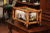 This charming antique French jardinière combines the warm character of natural bamboo with delicately hand-painted floral...
