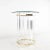 Charles Hollis Jones Lucite, Brass and Glass Side Table This table measures: 17 wide x 17 deep x 29 inches high ABOUT...