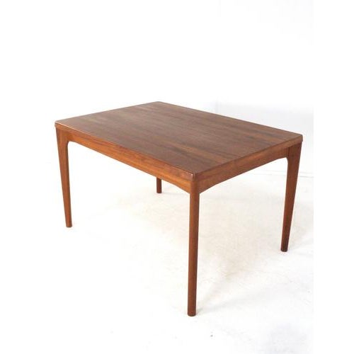 Rectangular Extendable Dining Table by Henning Kjærnulf for Vejle Mobelfabrik, 1960s For Sale - Image 9 of 16
