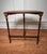 English Traditional Edwardian Demi-Lune Solid Wood Accent Side Table For Sale - Image 3 of 12