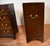 1930s Pair English Regency Mahogany Banded Satinwood Chest of Drawers Commodes For Sale - Image 16 of 18