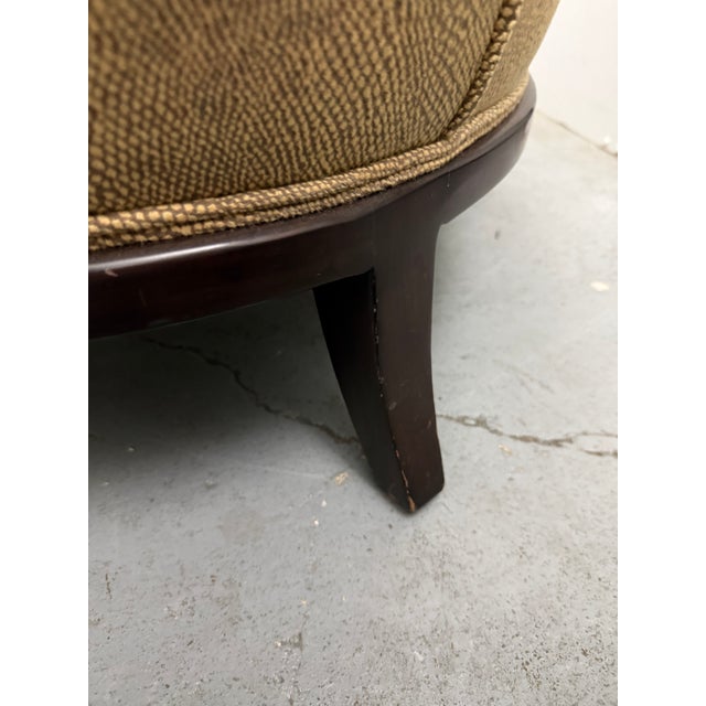 1990s Pair of A. Rudin Model 615 Chairs in Neutral Designer Upholstery For Sale - Image 17 of 18