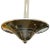 1930s Streamline Art Deco Chrom Steel Saturn Saucer Ceiling Pendant Lamp, Pair For Sale - Image 5 of 7