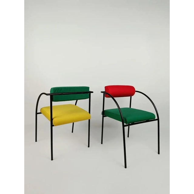Postmodern Vienna Chairs by Rodney Kinsman for Bieffeplast, 1980s, Set of 4 For Sale - Image 13 of 18