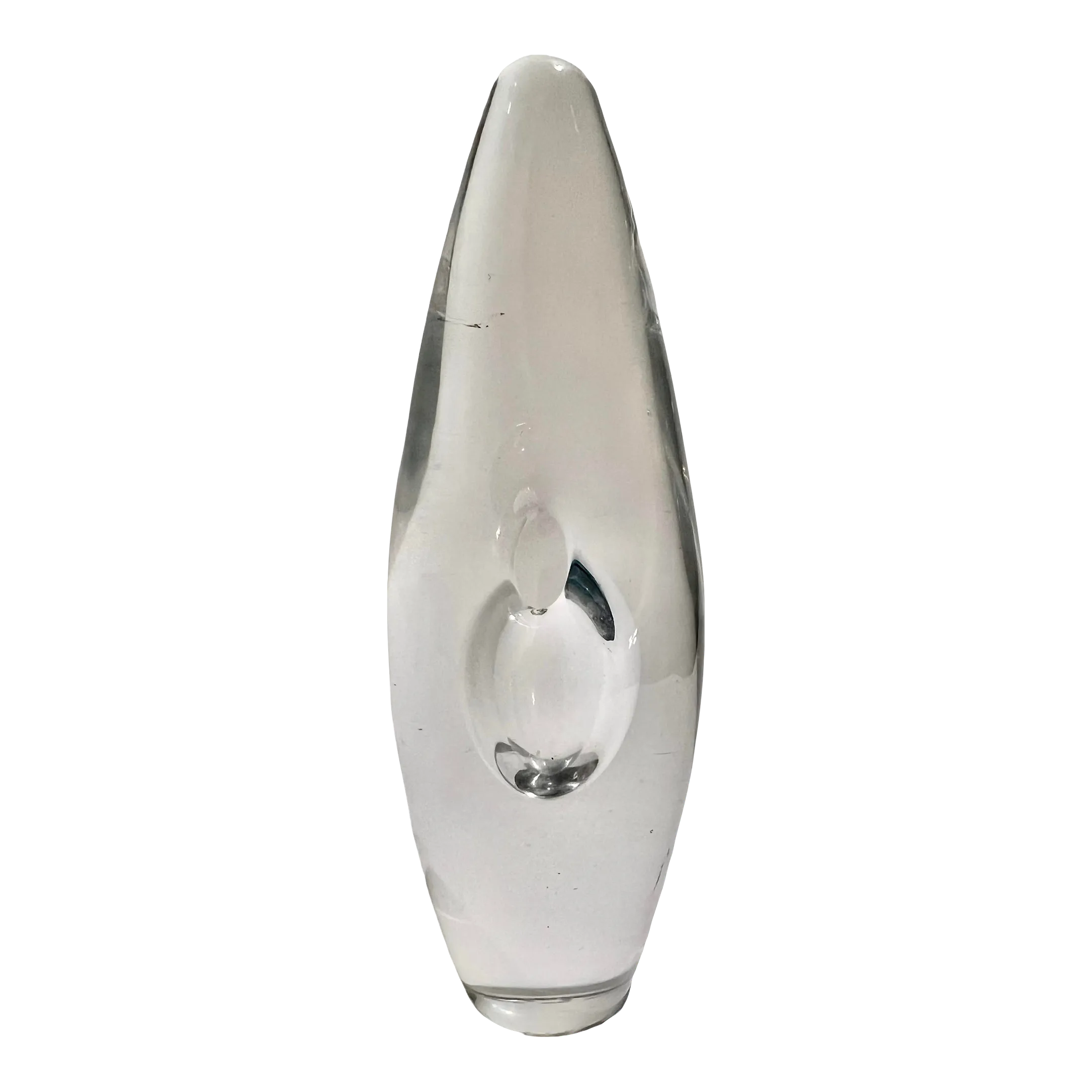 Signed Timo Sarpaneva for Iittala Orkidea (Orchid) Art Glass Vase