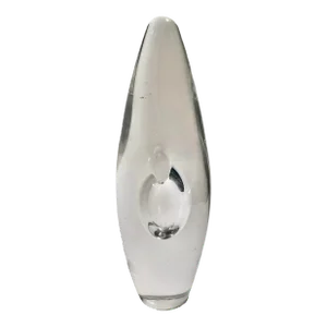 Signed Timo Sarpaneva for Iittala Orkidea (Orchid) Art Glass Vase, Finland