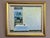 ROOM WITH A VIEW Size: 17.7 x 20.5 inches (including frame) Oil on board A charming mid-century interior that balances the...