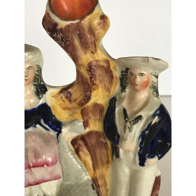 Mid 19th Century Mid 19th Century Antique Staffordshire Spill Figurine For Sale - Image 5 of 6