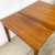 Vintage Mid-Century Console to Dining Table With Scalloped Top & Brass Sabots, 21”–78”, 1960s For Sale In Philadelphia - Image 6 of 18