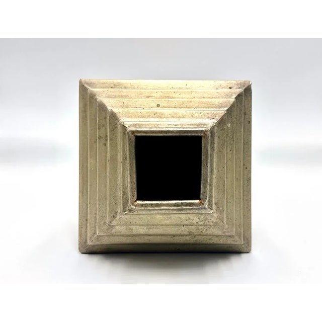 Modernist Silver-Plated Vase, 1950s For Sale - Image 9 of 11