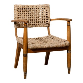 Vintage Armchair by A. Audoux & F. Minet for Vibo Vesoul, 1950s For Sale