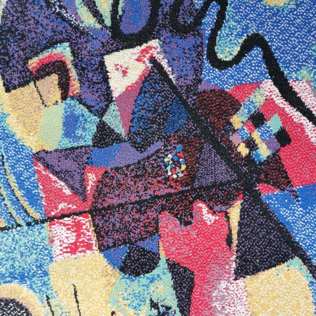 Vintage Rug with Composition by Wassily Kandinsky, Germany, 1980s For Sale - Image 6 of 14
