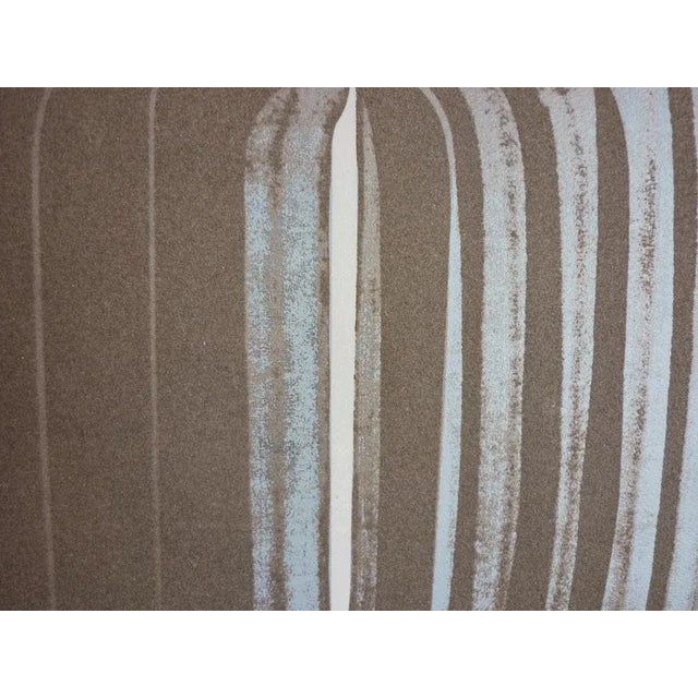 Two original signed x Jagoda Buić - Filt tip - untitled artwork on cardboard. 1 - One original and unique made GREEN...