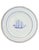 Set of five mid 20th century Spode Tradewinds dinner plates featuring the clipper ship Grand Turk rendered in cobalt blue...