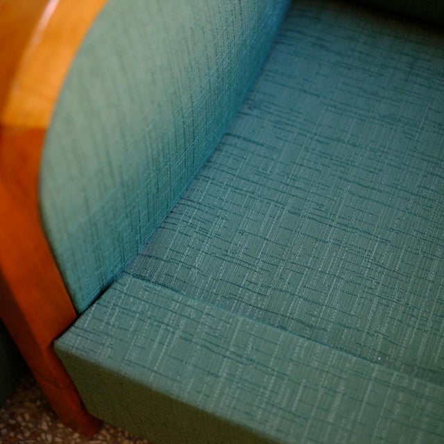 Art Deco Green Armchair For Sale - Image 10 of 18