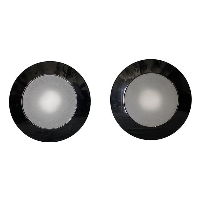Mira/P Model Ceiling Lights from Arteluce, 1990s, Set of 2 For Sale