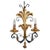 Large Florentine Hollywood Regency Wall Lamp, Italy, 1970s For Sale - Image 11 of 11
