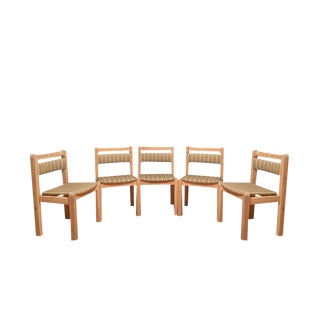 Chairs from Thorsø Stolefabrik, Denmark, 1970s, Set of 5 For Sale