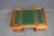 Late 20th Century Croquet Cherry Leather-Top Partners Desk Form Coffee Table For Sale - Image 5 of 16
