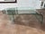 Mid Century Post Modern Italian Waterfall Glass Coffee Table For Sale In San Diego - Image 6 of 12