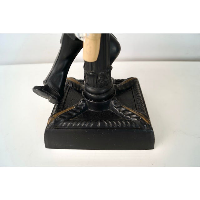 1950’s Mid-Century Charlie Chaplin Bar Table Lamp For Sale - Image 11 of 12