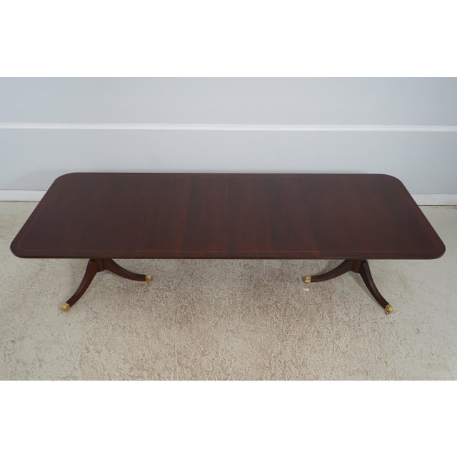 Kindel National Trust Mahogany Inlaid Dining Table For Sale - Image 11 of 18