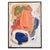 Mid-Century Modern Coral Blue and White Abstract Expressionist Painting Signed Juan For Sale - Image 3 of 10