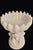 1990s Vintage White Ceramic Monkey Bananas Tall Catchall Statues Bowls- A Pair For Sale - Image 5 of 8