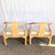 Wood Ming Style Wooden Horseshoe Chairs by Harris Marcus Furniture - A Pair For Sale - Image 7 of 9