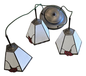 Art Deco Pendants with Glass Shades