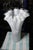Mid 20th Century Large 16" Italian White Handkerchief Vase - Murano Technique Art Glass For Sale - Image 5 of 6