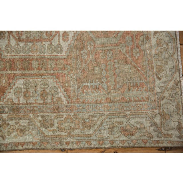 Terra Cotta Vintage Distressed Malayer Rug - 4'7" x 6'7" For Sale - Image 8 of 12