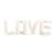 White Just Say "Love" Sculpture in Polyresin For Sale - Image 8 of 11