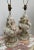 Antique White 20th Century Italian Capodimonte Porcelain Lamps - a Pair For Sale - Image 8 of 11