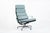 Pair of Eames Soft Pad Recliners for Herman Miller, Blue Gray Aluminum Group Lounge Chairs For Sale - Image 11 of 17