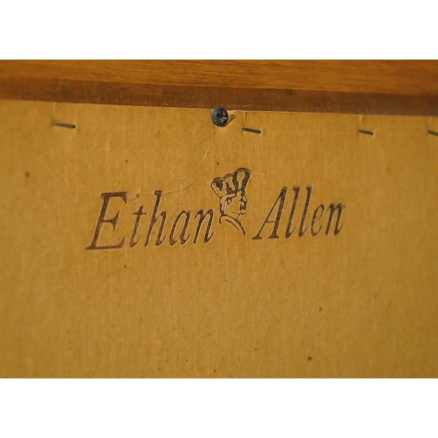Ethan Allen Classic Manor Solid Maple 55" Dresser / Wall Mirror 15-5210 For Sale In Kansas City - Image 6 of 8
