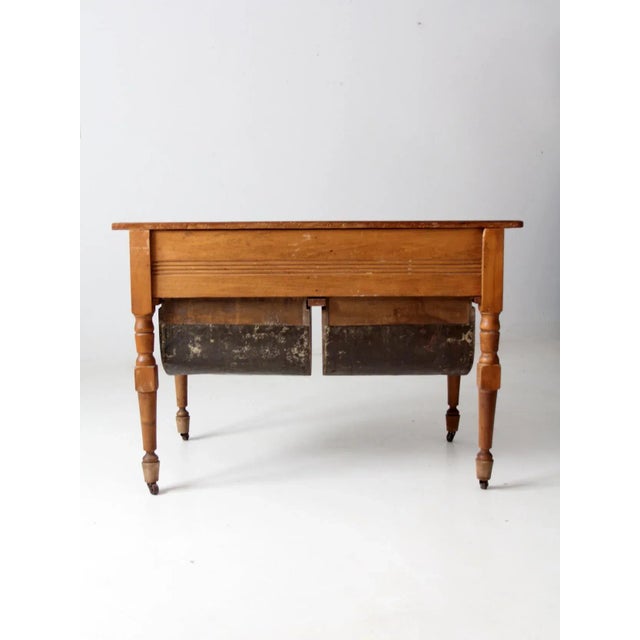 Antique Baker's Table For Sale - Image 6 of 13
