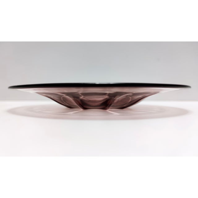 Rose Ribbed Murano Glass Vide-Poche by Vittorio Zecchin, 1920s For Sale - Image 4 of 8