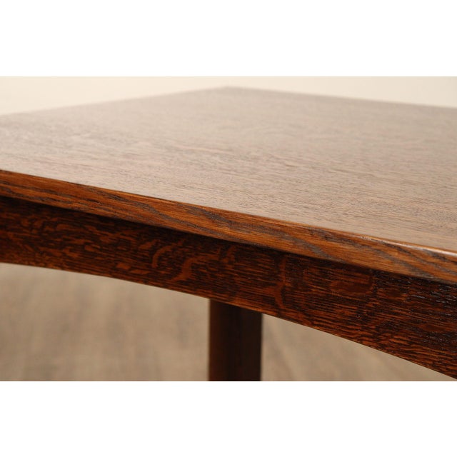 Stickley Mission Style Oak Side Or Writing Table For Sale - Image 12 of 12