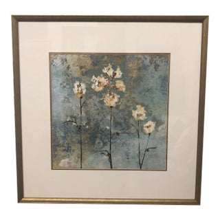 "Textures IV" Framed and Matted Lithograph For Sale