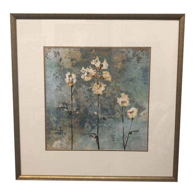 "Textures IV" Framed and Matted Lithograph For Sale