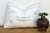 White White & Charcoal Trellis Lumbar Moroccan Silk Pillow For Sale - Image 8 of 8