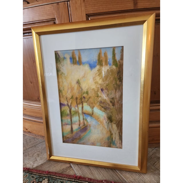 Landscape Pastel by Isabel Stensland For Sale In San Antonio - Image 6 of 12