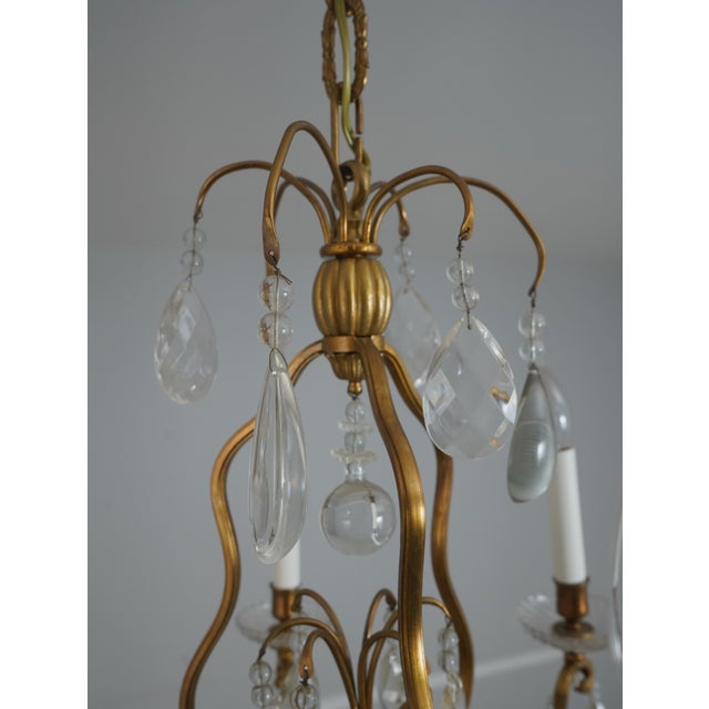 Age: C.1930’s Details: High Quality Construction French Style Quality Crystal Prisms Appears To Have Been Rewired Ready To...