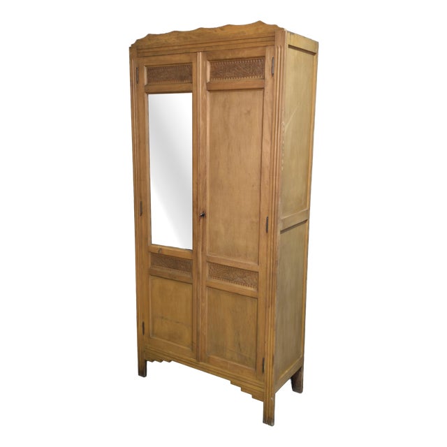 Art Deco Wardrobe, 1920s For Sale
