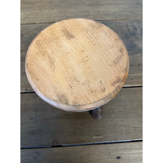 English 19th Century English Oak Stool For Sale - Image 3 of 4