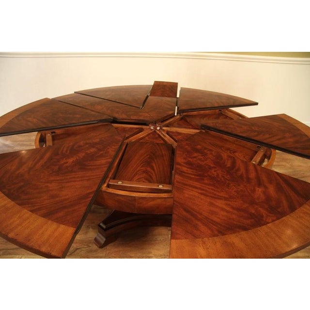 Leighton Hall Mahogany Jupe Table - Showroom Sample | Chairish