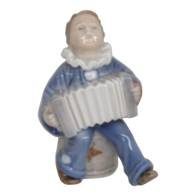 Royal Copenhagen Boy With Accordion Figurine 4587b For Sale