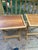 Vintage Mid-Century Modern Dolphin Teak Folding Tv Tray Tables (Set) For Sale - Image 4 of 11